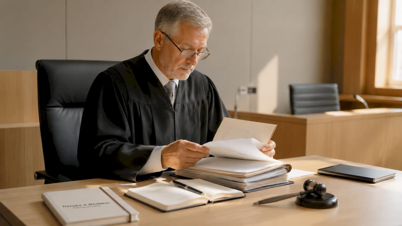 Der Richter moderiert die Einigungsgespräche im Arbeitsgerichtsverfahren