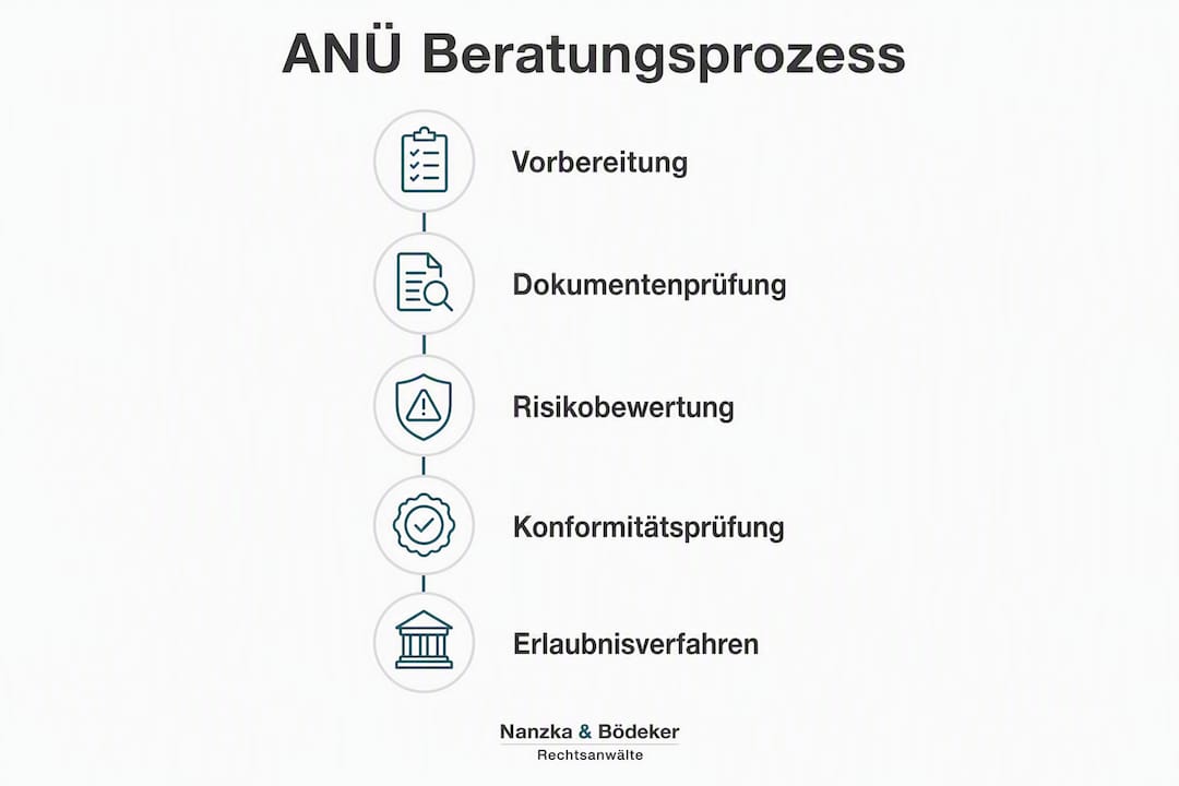 Grafische Übersicht: So läuft die ANÜ-Beratung ab