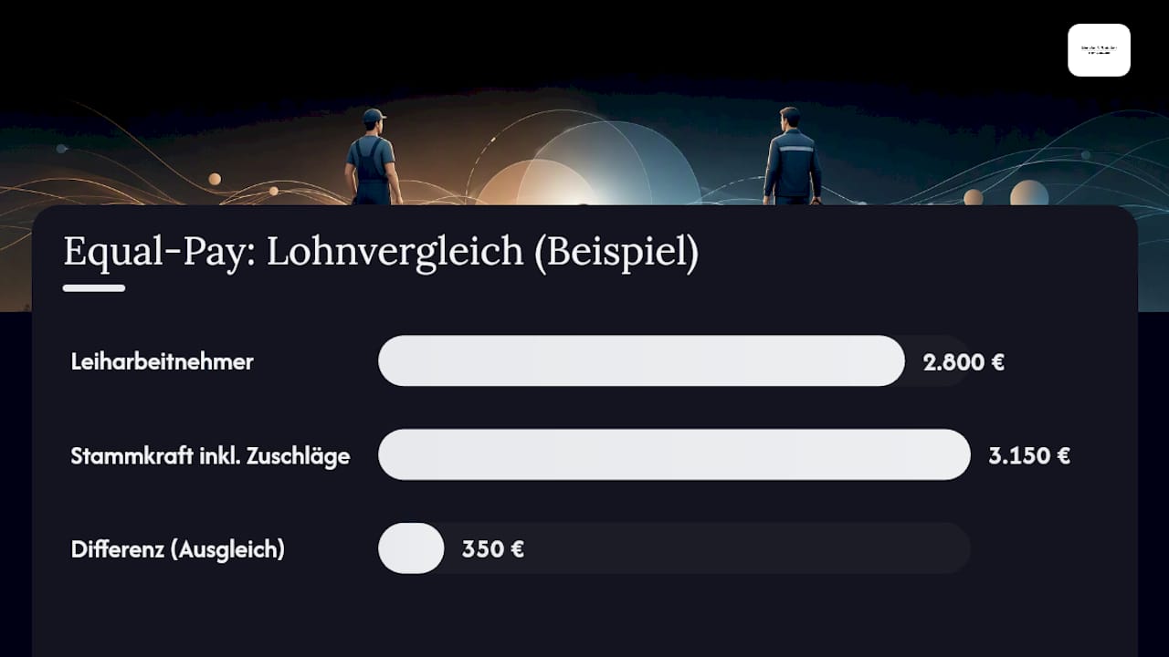 Ab wann gilt Equal Pay und wie wird das Vergleichsentgelt berechnet? — overview diagram